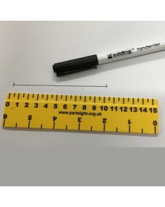 Large Print Ruler - 6 Inch