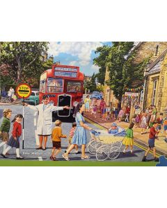 The Lollipop Lady by Trevor Mitchell - XXL 100 Piece Puzzle